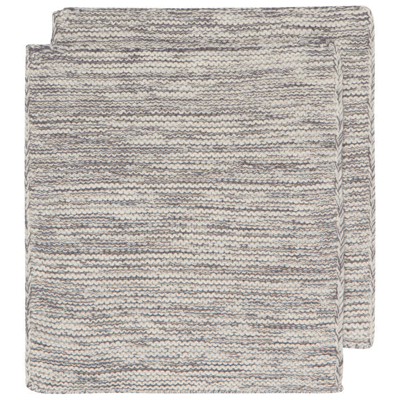 Knit Dishcloths Set/2 - Shadow