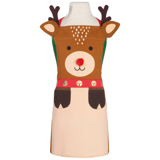 Kids Holiday Apron & Hat Set - Rudolph Daydream