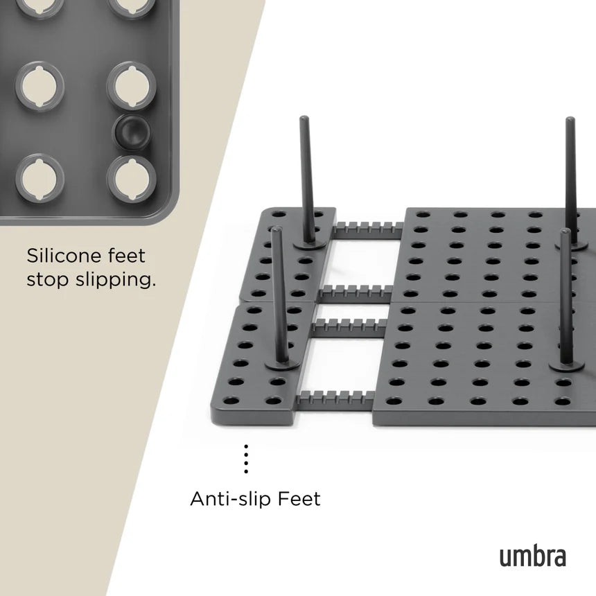 Umbra Peggy Drawer Organizers Set of 2 - Charcoal