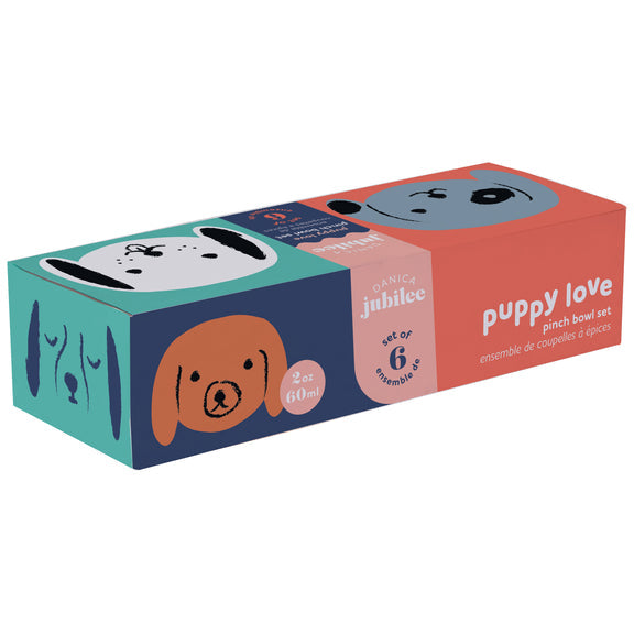 Pinch Bowl Set/6 Puppy Love