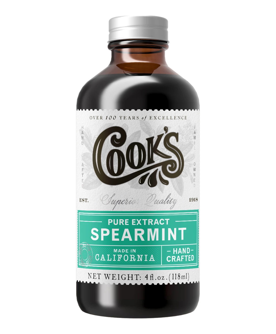 Pure Spearmint Extract: 4oz