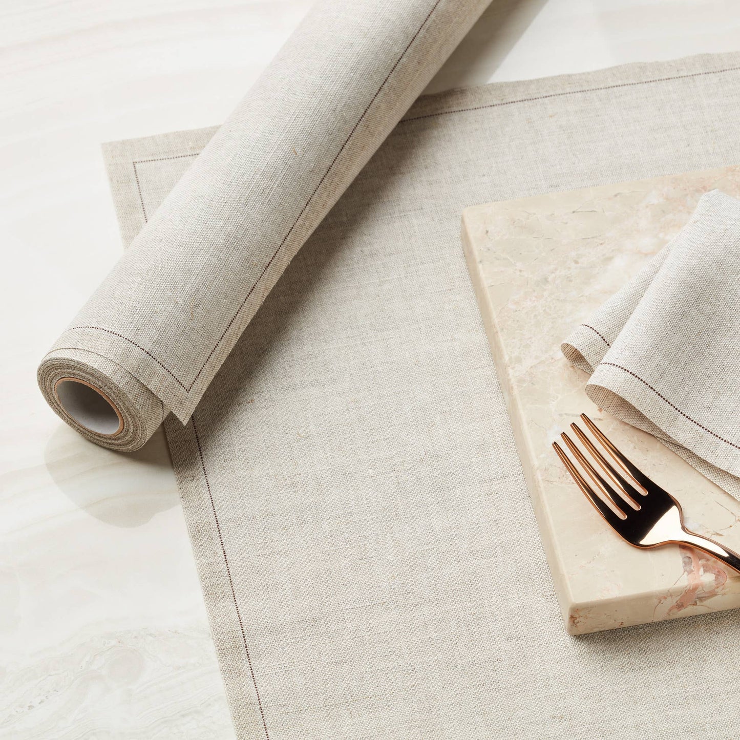 Natural Linen Placemats 12 Units