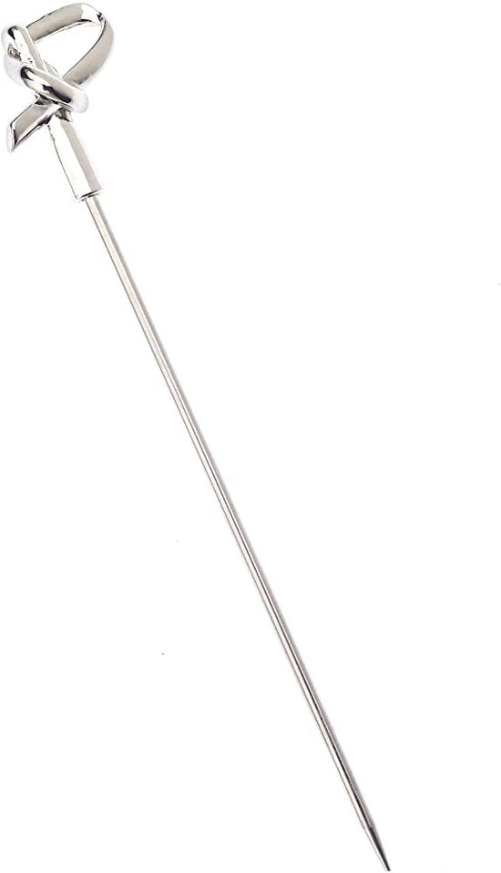 SS Cocktail Picks (12) - Bamboo Top