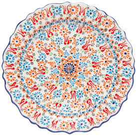 Multi White Large Evani Plate 12”