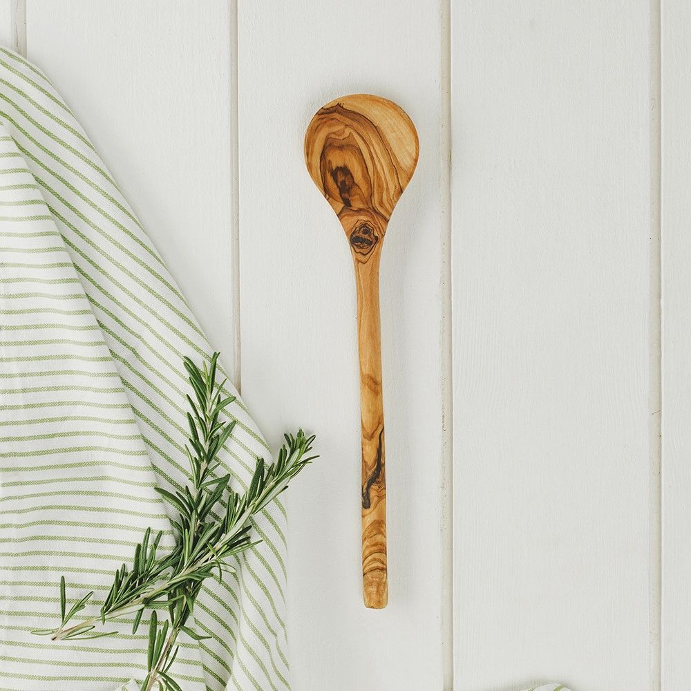 Olive Wood - Round Spoon 30cm