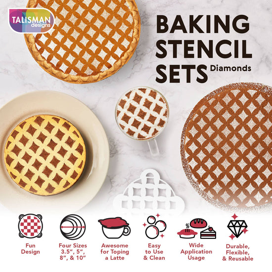 Baking Stencil Set - Diamonds