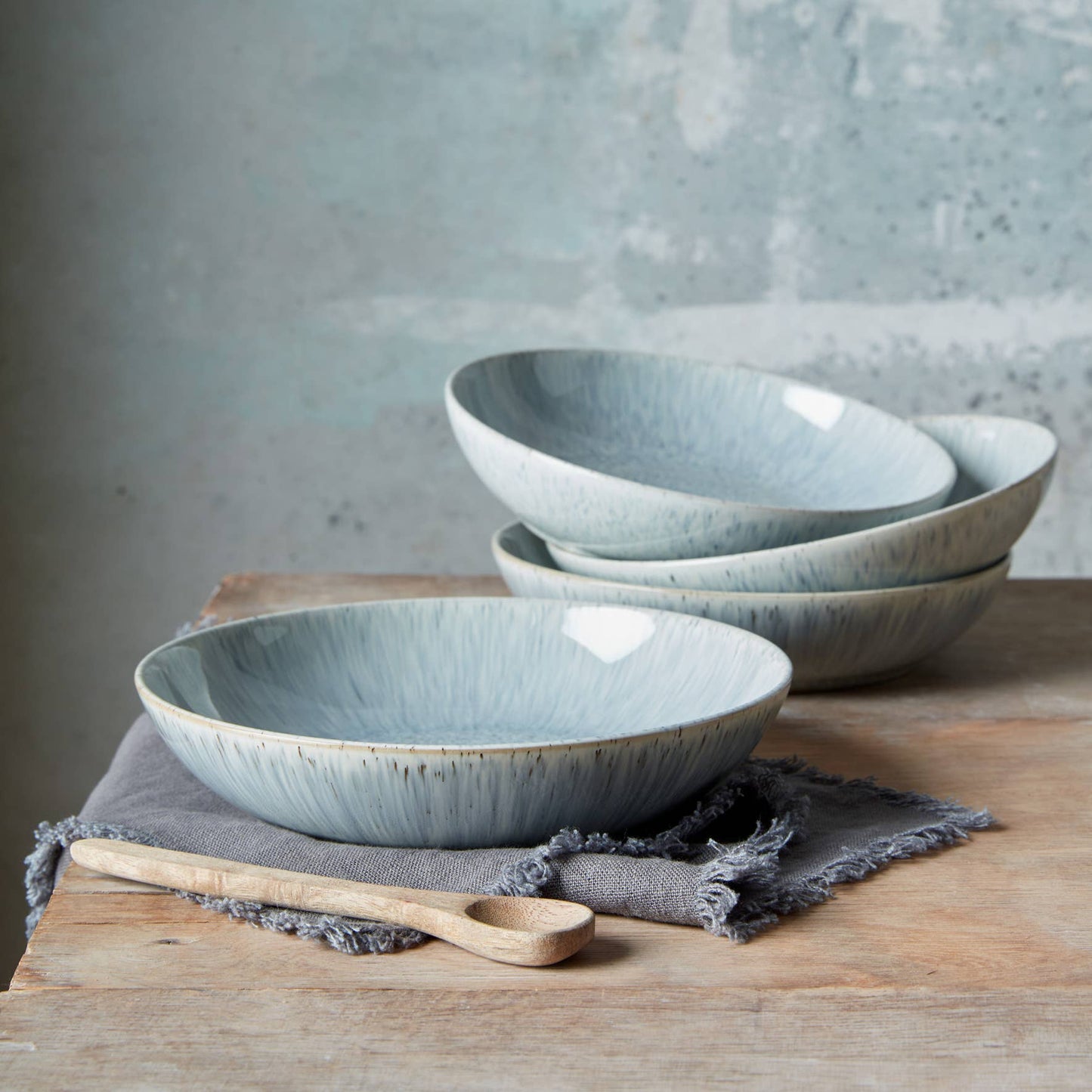 Denby Halo Speckle Pasta Bowl