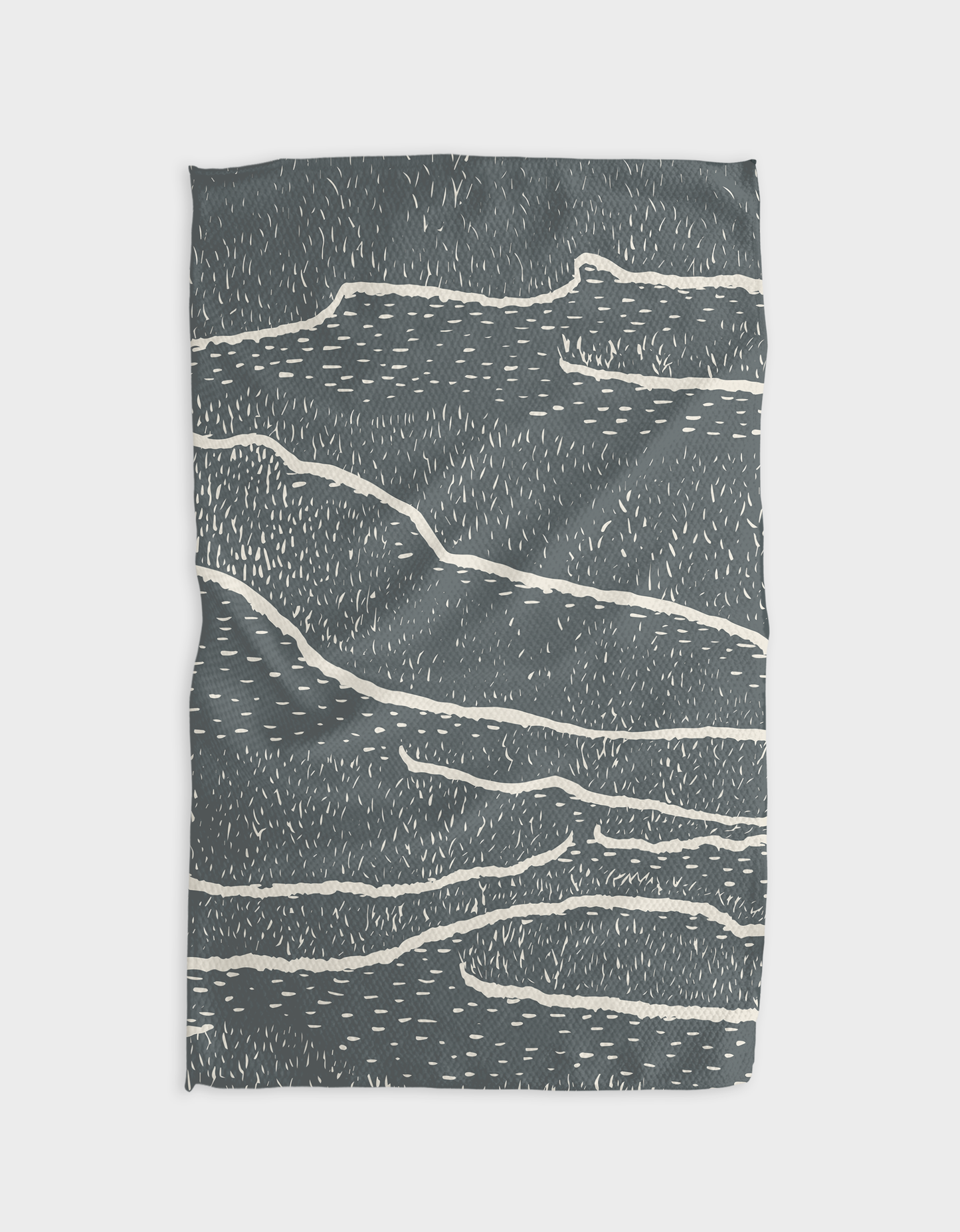 Geometry Wetlands Midnight Tea Towel *Price includes $3 Tariff