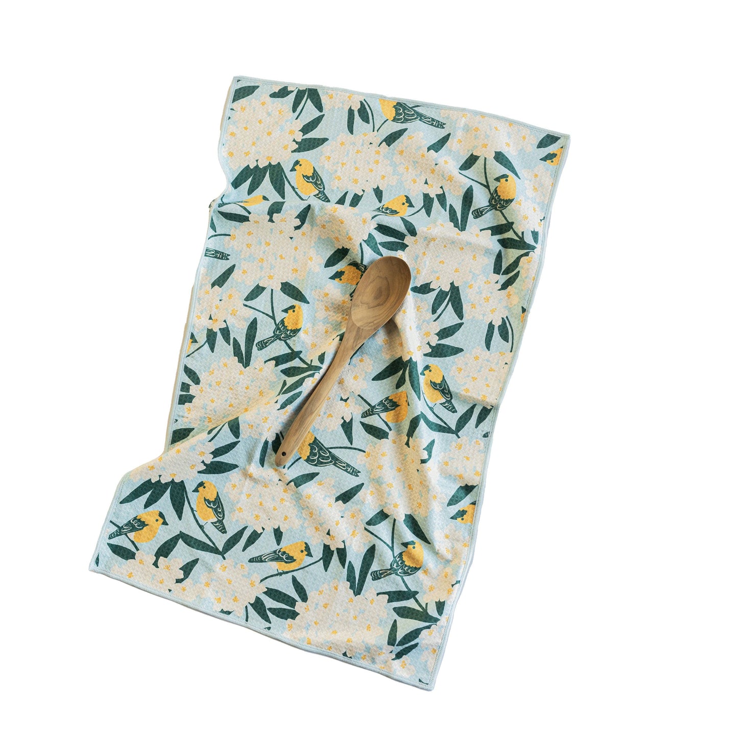 Anywhere Towel - Nuthatch Birdsong: Light Blue