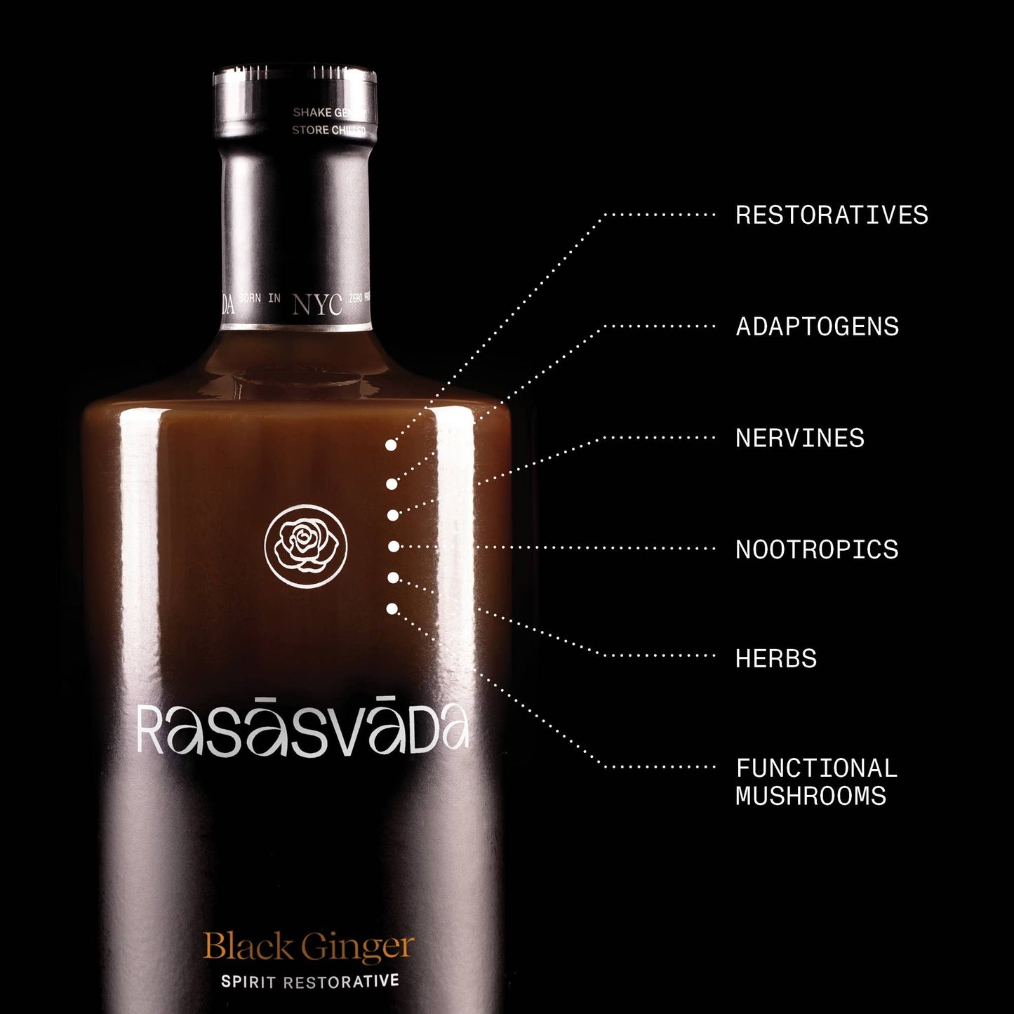 Rasāsvāda Black Ginger - 375ml