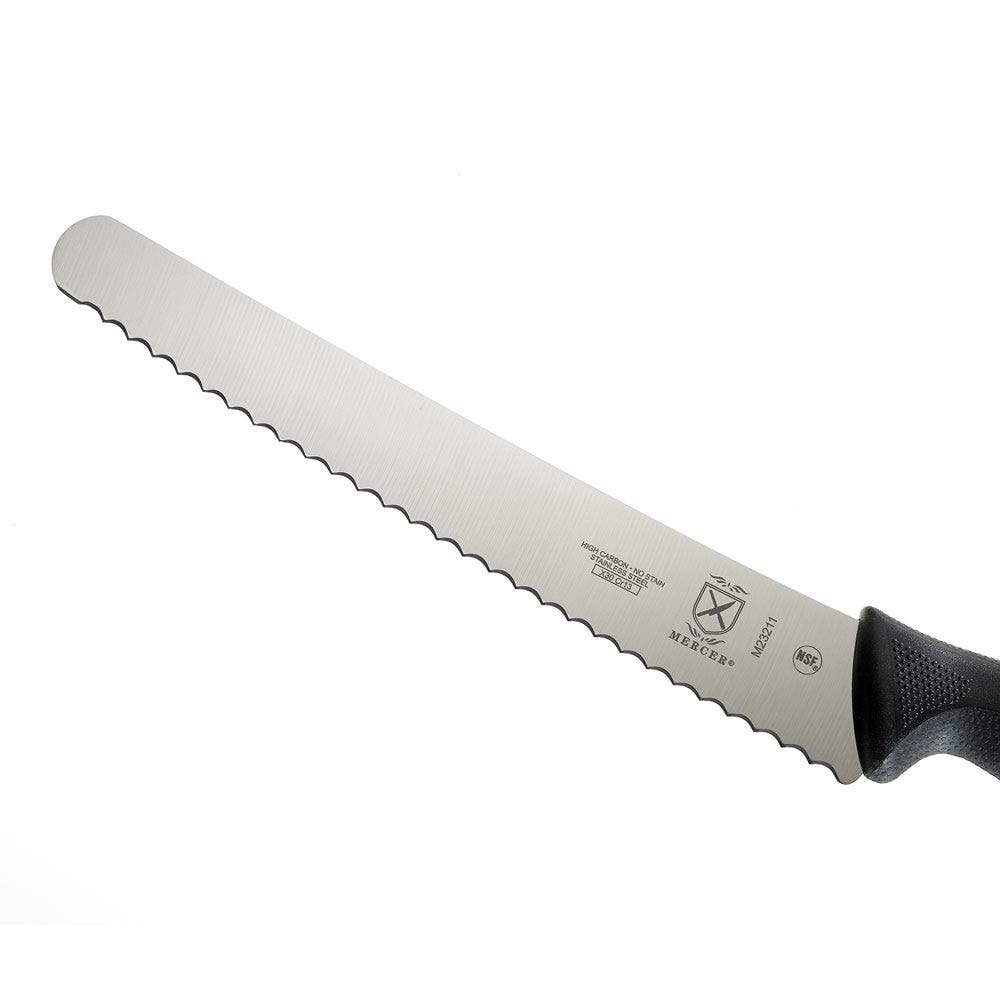 Millennia 10' Left Handed Wavy Edge Wide Bread Knife