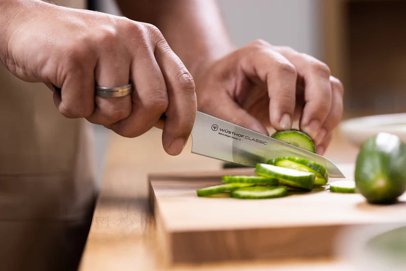 Wusthof 4.5" Asian Utility Knife - Classic Black