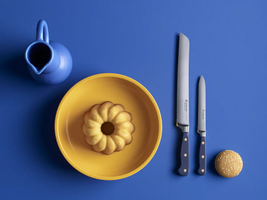 Wusthof 9" Double Serrated Bread Knife - Classic Wild Blueberry