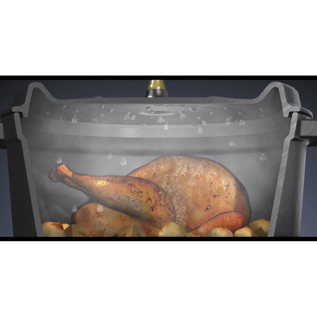 Staub Round 3.8L / 4-Qt Grenadine Braiser