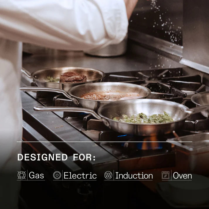 Made In 10" Stainless Steel Clad Frying Pan