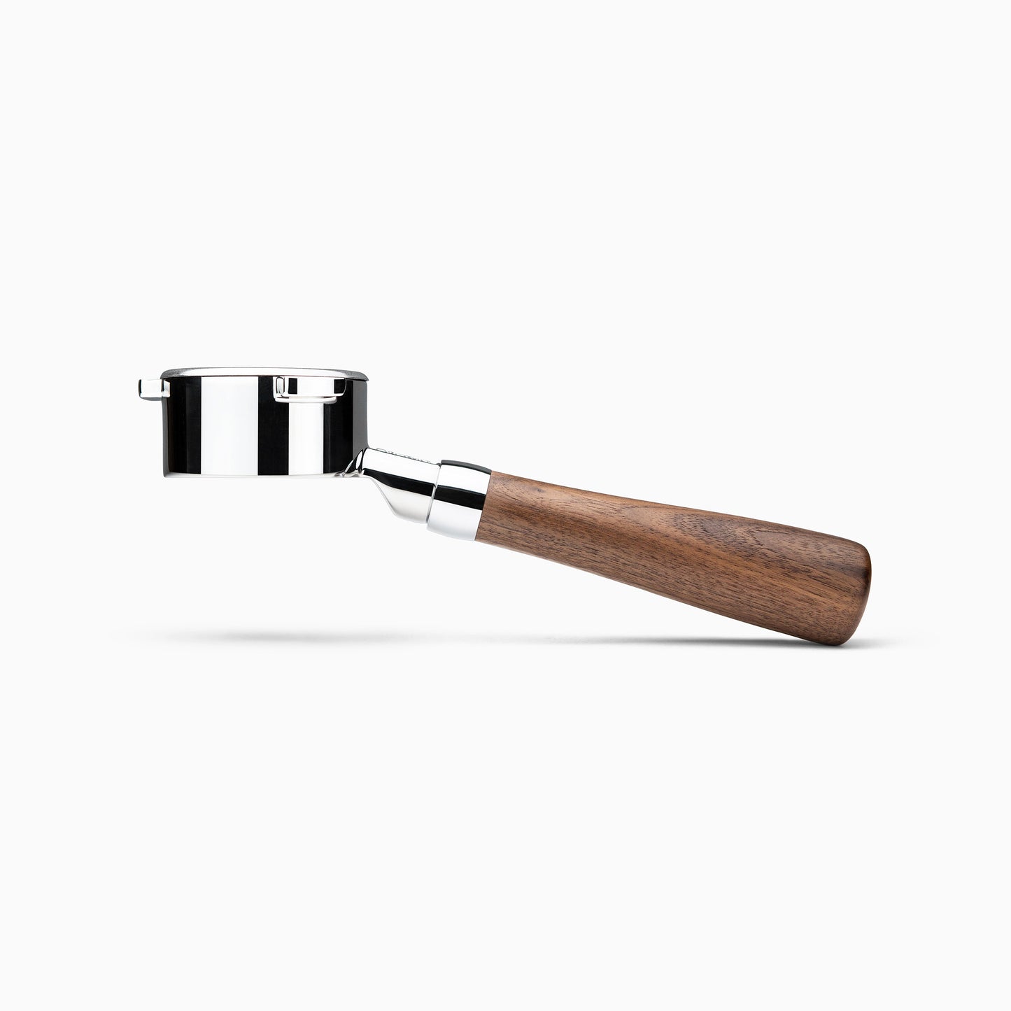 Crema Bottomless Portafilter - 54mm - Walnut