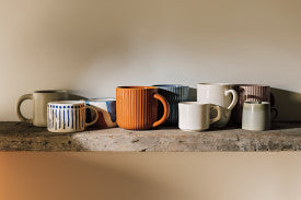 Fluted Mug 22oz - Ocean