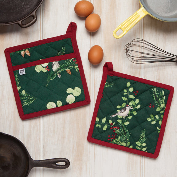 Pot Holder - Classic - Forest Birds