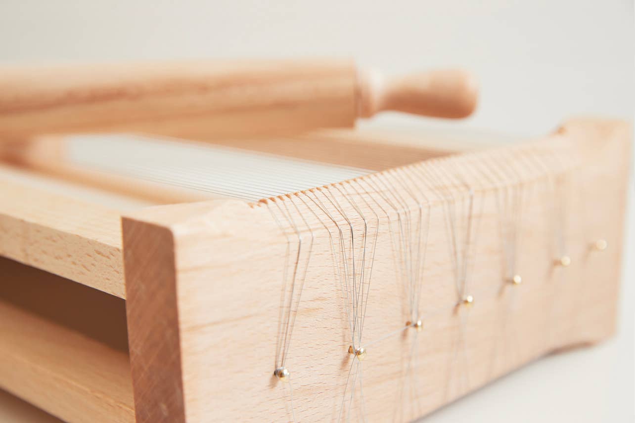 Italian Pasta Chitarra with Rolling Pin - Large