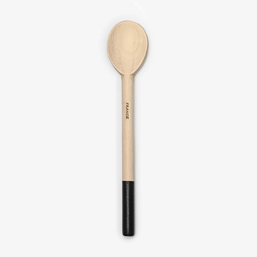 French Beech Wooden Spoon - Seed Grey 25cm/10"