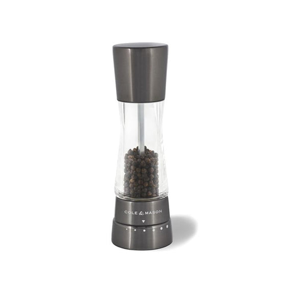 Derwent Pepper Mill Gun Metal 7.5"