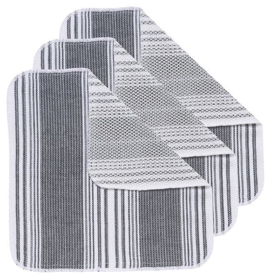 Dishcloth Set of 3 Scrub-it Black