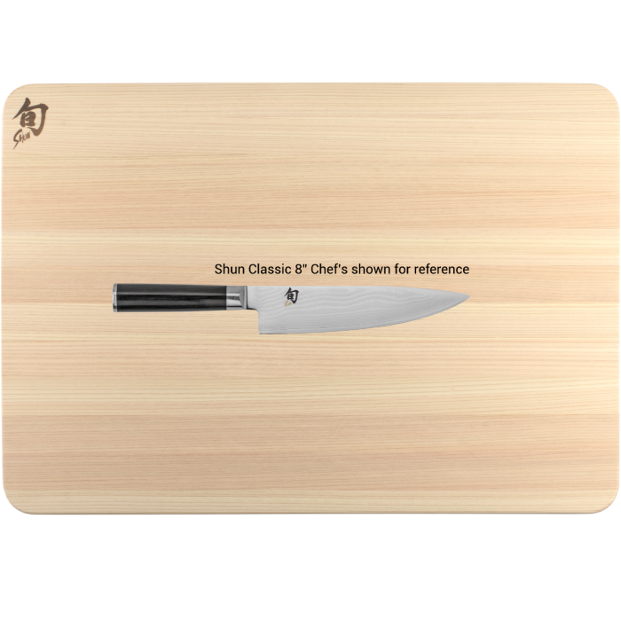 Shun Hinoki Reversible Board w/ Juice Groove - Large