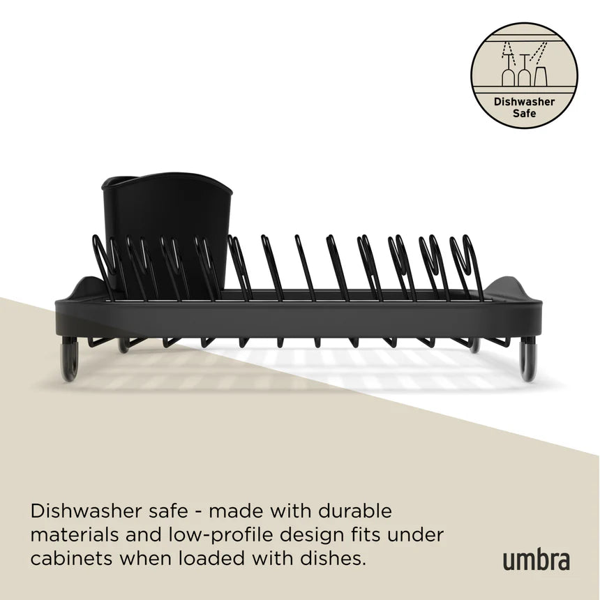 Umbra Sinkin Dish Rack - Black