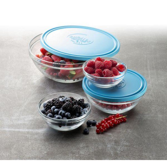 Duralex Lys Round Blue Lid 12cm
