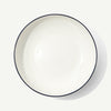 Made In 12" Serving Bowl - White with Navy Rim