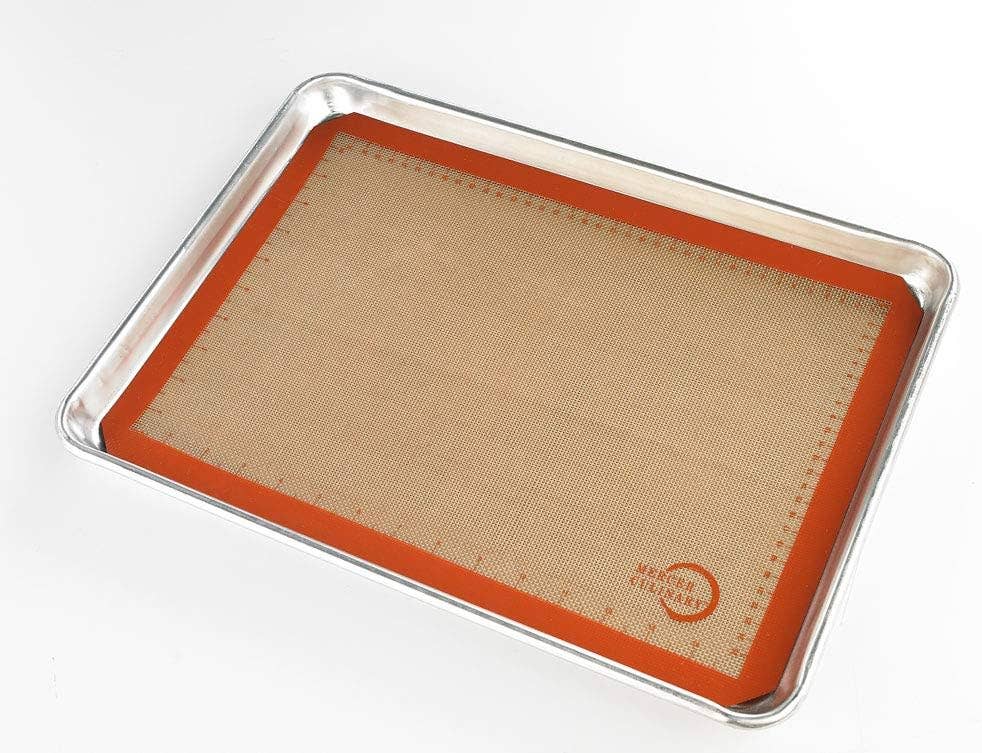 Mercer Silicone 1/2 Sheet Bake Mat (11 7/8"x16 1/2") Orange