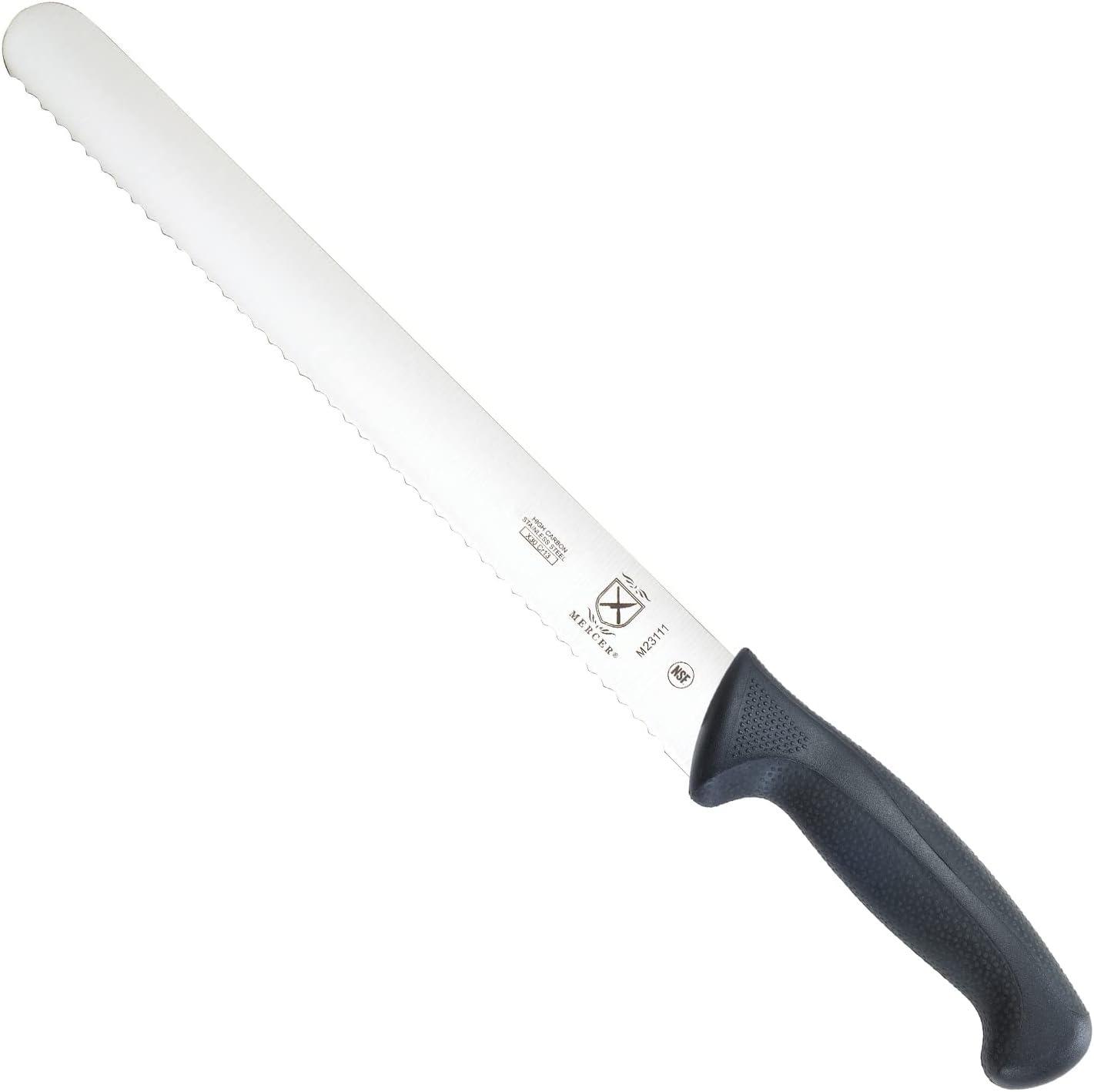 Mercer Millennia Black Handle 11' Wavy Edge Slicer