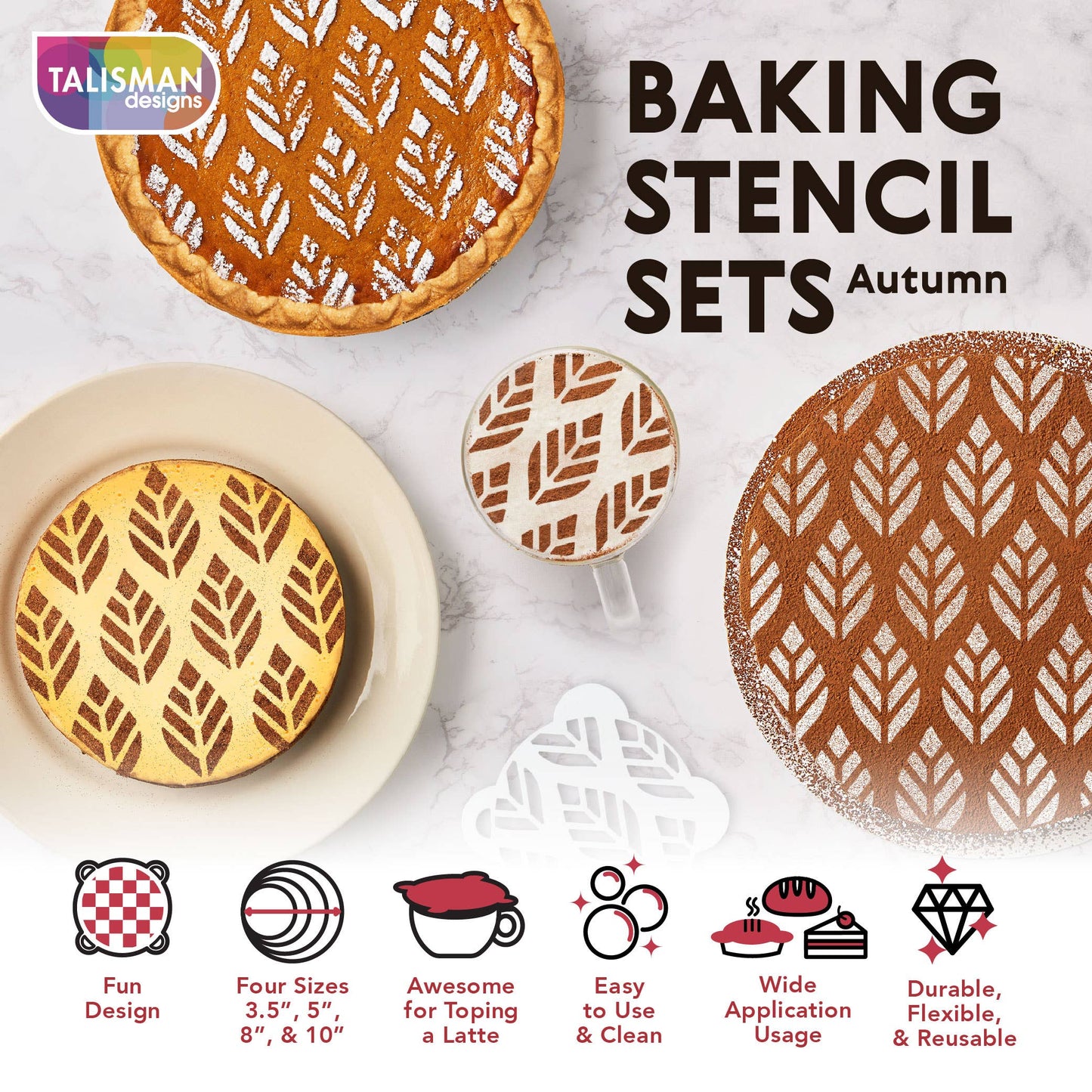 Baking Stencil Set - Autumn