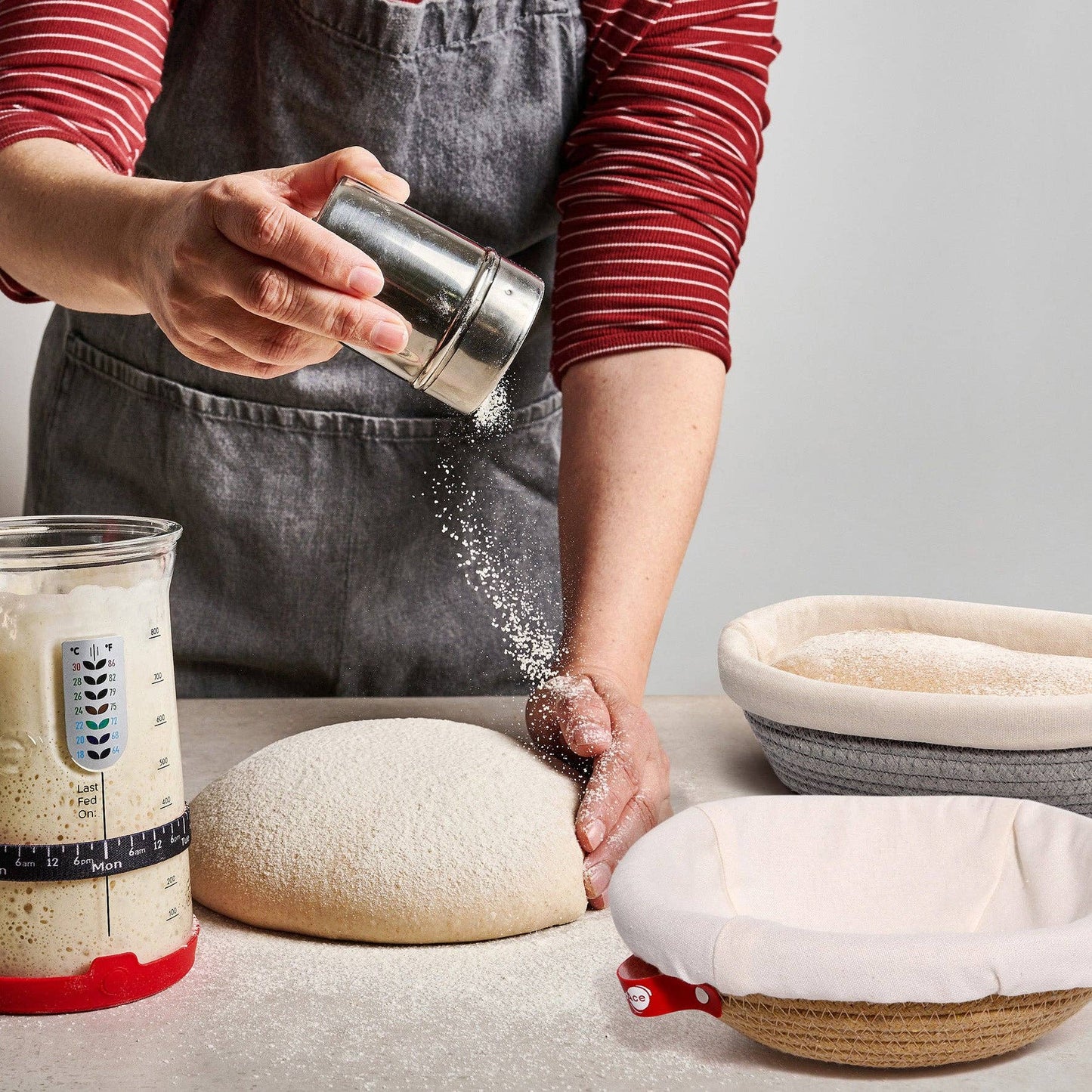 *Oval* Cotton Rope Proofing Baskets