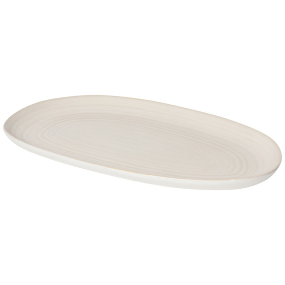 Aquarius Oval Platter 10.5'' - Oyster