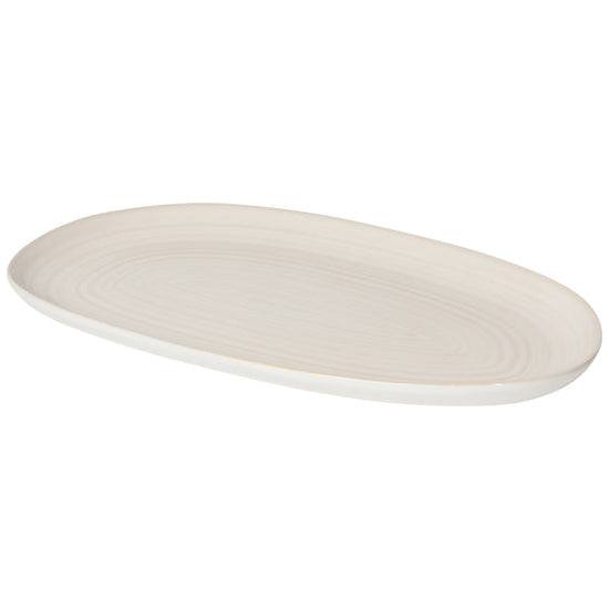 Aquarius Oval Platter 10.5'' - Oyster