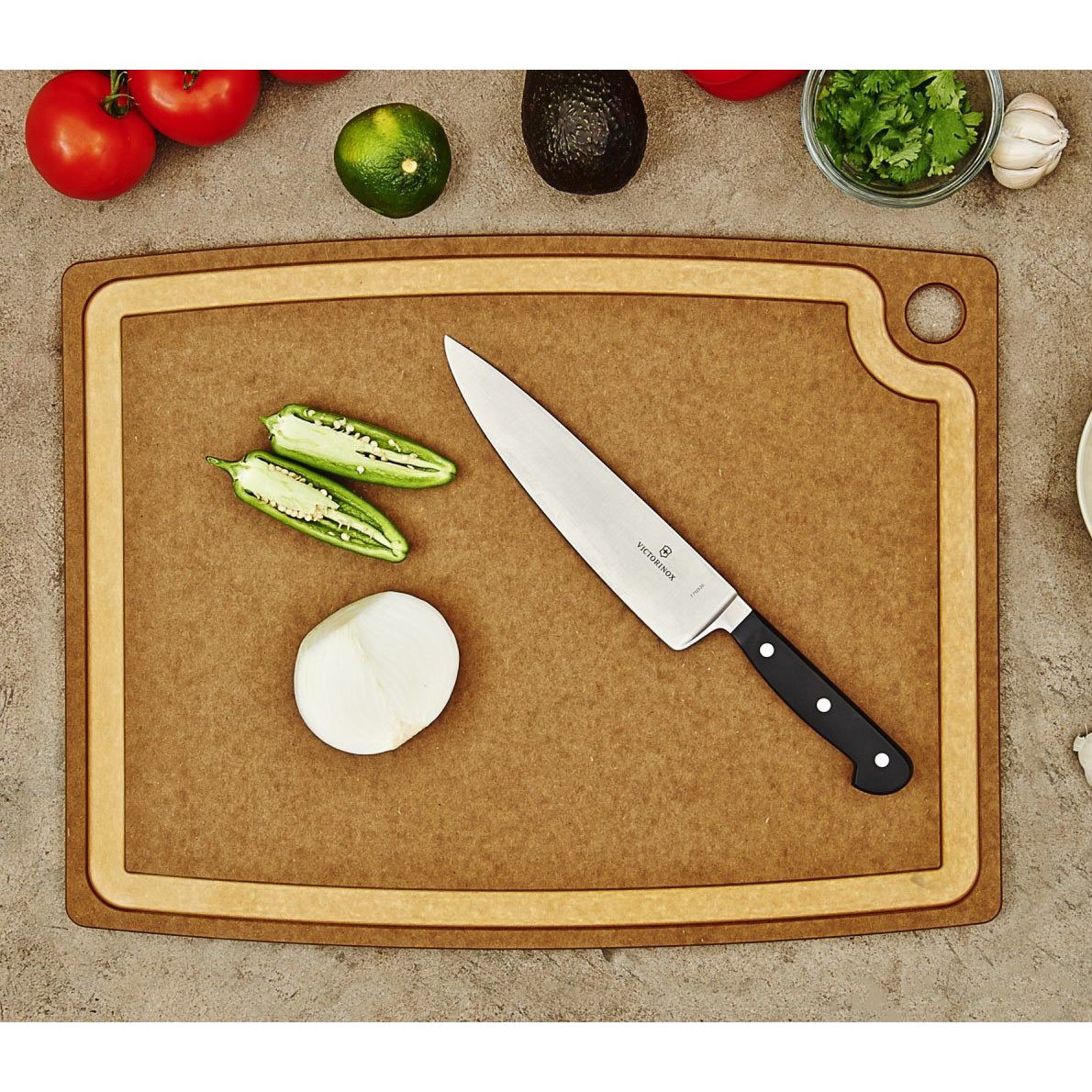 epicurean Board GS 17.5x13 Nutmeg/Nat Core