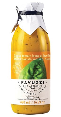 Favuzzi Yellow Tomato and Basil Sauce 480ml