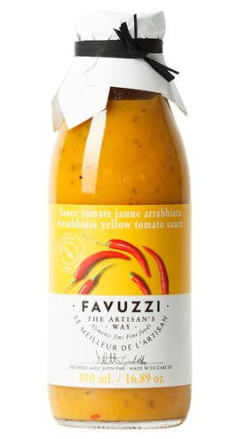 Favuzzi Arrabbiata Yellow Tomato Sauce 480ml