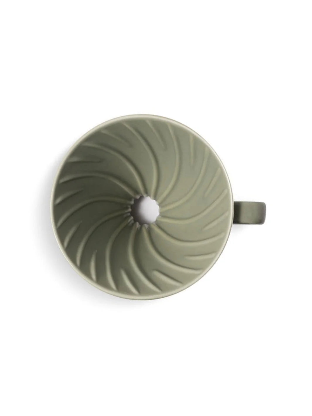Hario V60-02 Ceramic Dripper - Oil Green