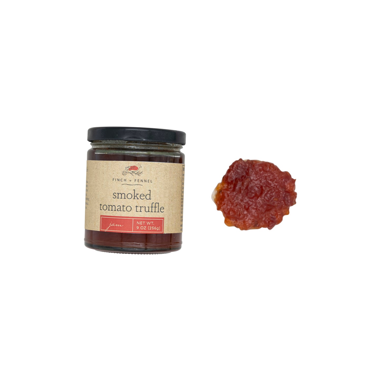 Finch & Fennel Smoked Tomato Truffle Jam 9oz.