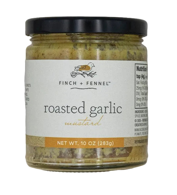 Finch & Fennel Roasted Garlic Mustard 10oz.