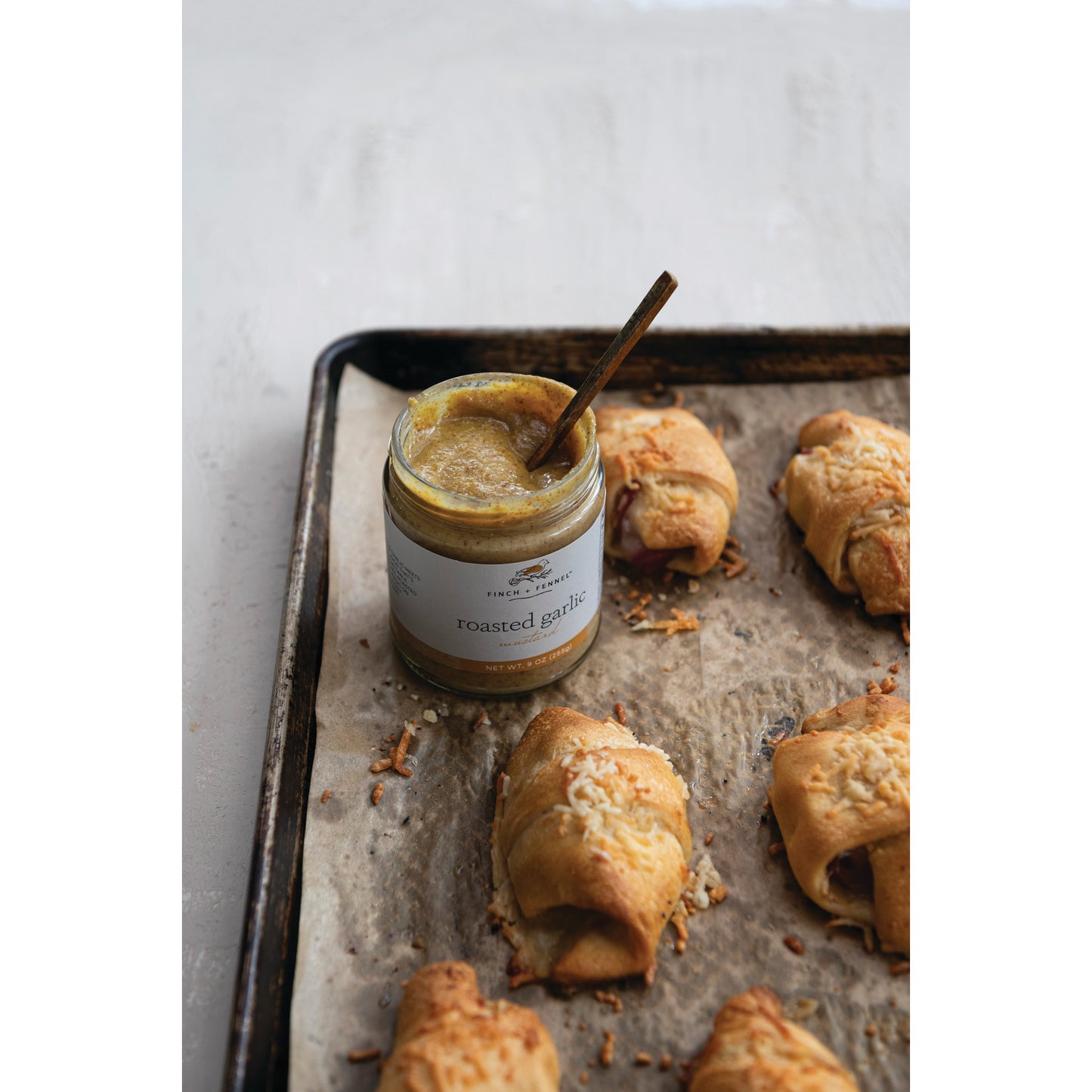 Finch & Fennel Roasted Garlic Mustard 10oz.