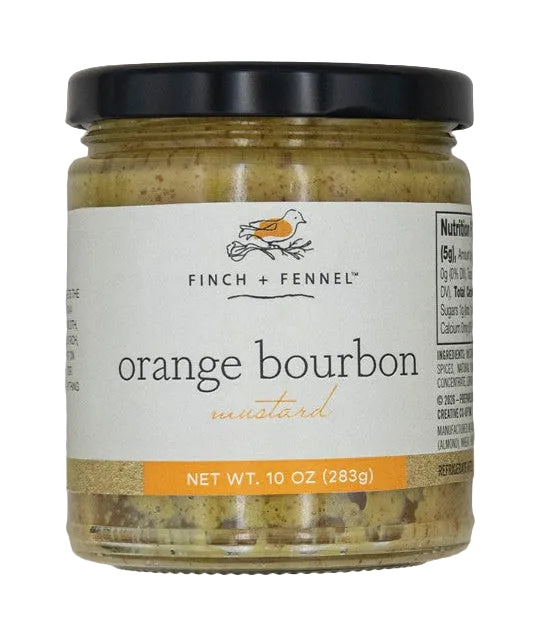 Finch & Fennel Orange Bourbon Mustard 10oz.