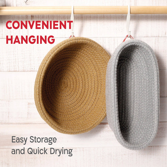 *Oval* Cotton Rope Proofing Baskets