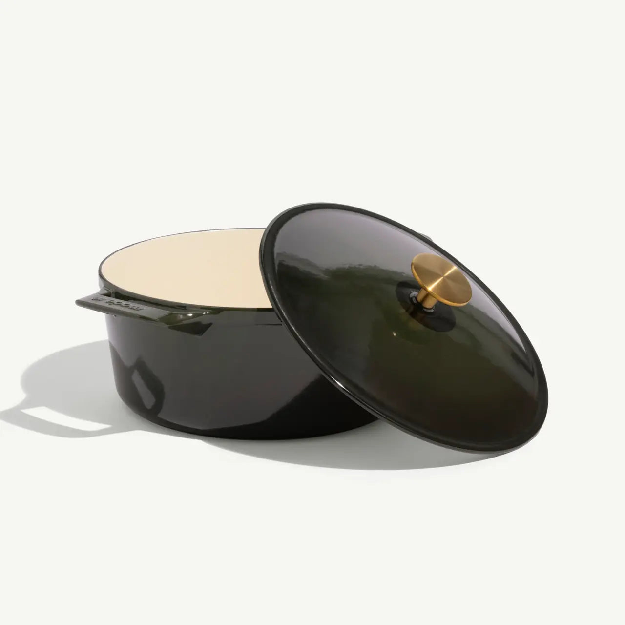 Made In 5.5 Qt Round Enameled Cast Iron Dutch Oven - Willow Green