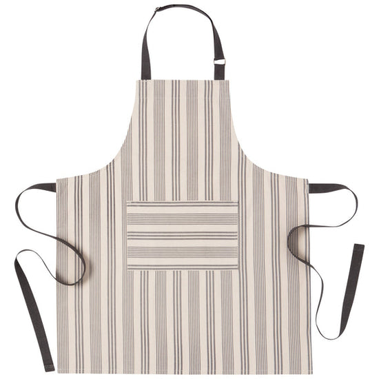 Apron Chef Pencil Stripe Gray