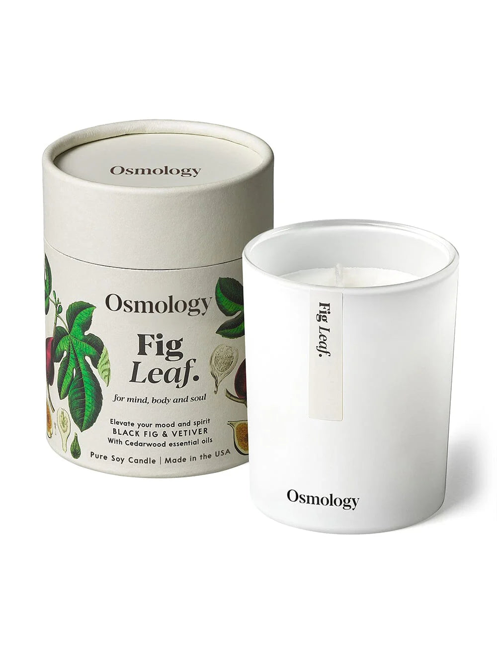 Fig Leaf 7 oz Candle - Black Fig Vetiver and Cedarwood (40% off at checkout)