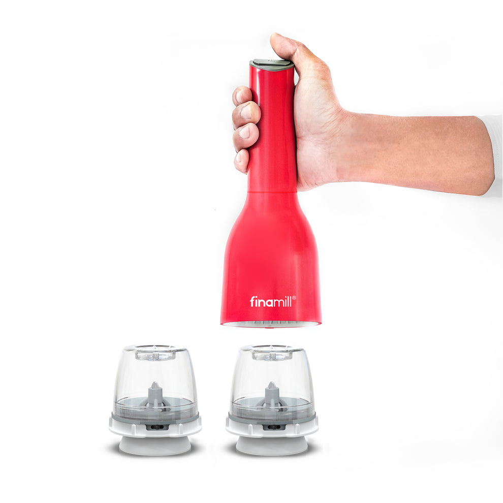 FinaMill Grinder - Sangria Red (battery operated)
