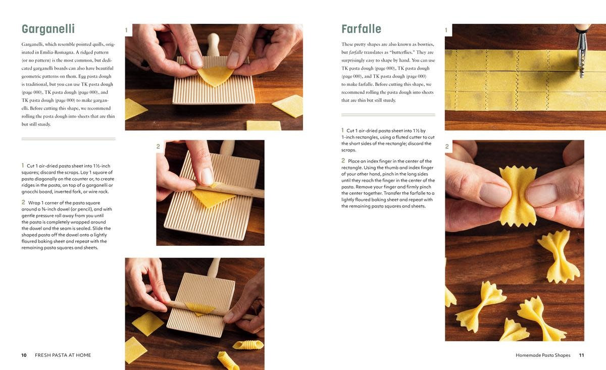 Fresh Pasta at Home: 10 Doughs, 20 Shapes, 100+ Recipes, with or witho ...